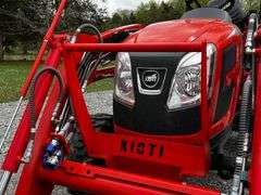 2024 Kioti CX2510 Farm Tractor Package WITH Attachments and 2024 Direct T/A Tag Trailer