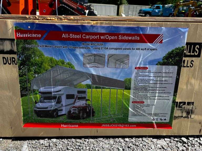 MSC2020F All Steel Car Port
