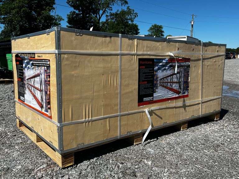 (NEW) HURRICANE QH39 Heavy Duty Storage Shelves / 39 Linear Feet-6 Sections