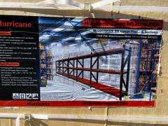 (NEW) HURRICANE QH39 Heavy Duty Storage Shelves / 39 Linear Feet-6 Sections