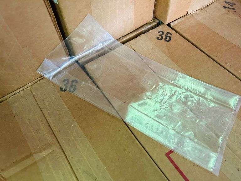 Pallet of new poly shipping bags