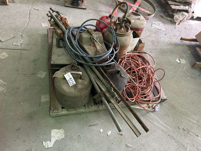 Lot of Fuel Containers and Misc Items