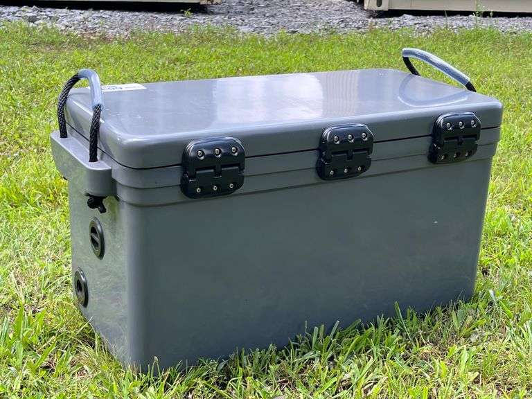 NEW ICEY-TEK 70 Qt. Grey Cooler