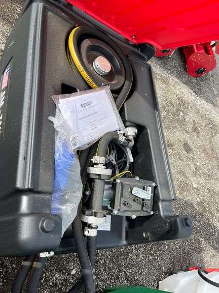 (NEW) AM-TANK / 58 Gal. Poly Fuel Tank w/ 12V DC Pump