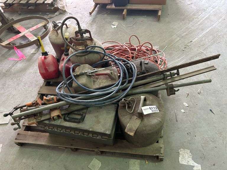Lot of Fuel Containers and Misc Items