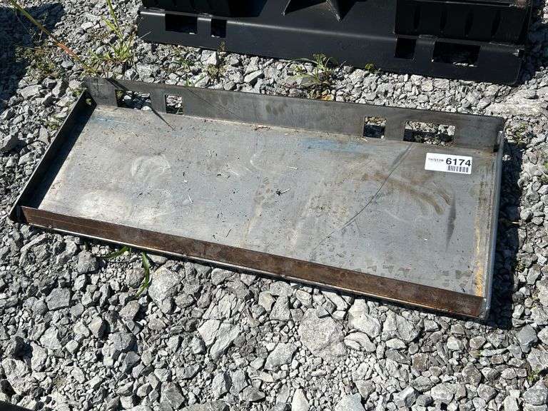 New Solid Full Weldable Quick Attach Blank Mount Plate Attachment
