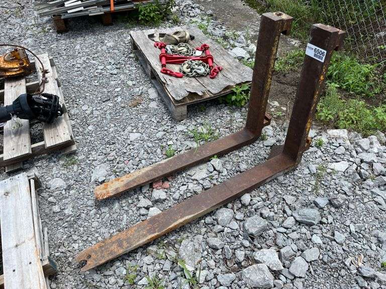 Misc. Pallet Forks (1) 46”, (1) 38”