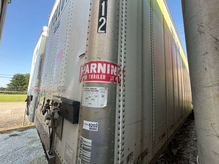2005 Wabash 48 Ft X 102 T/A Van Trailer