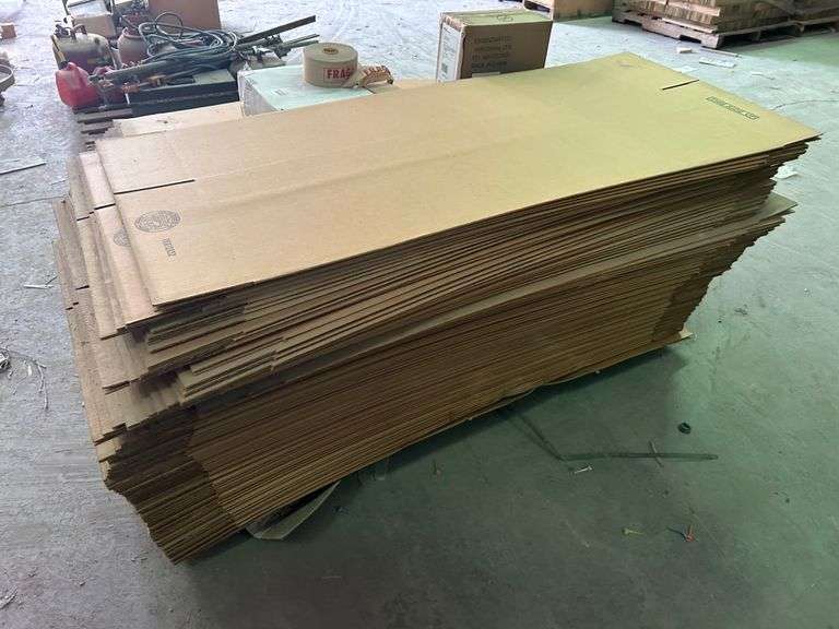 Lot of new Cardboard Shipping Boxes and Sealing Tape