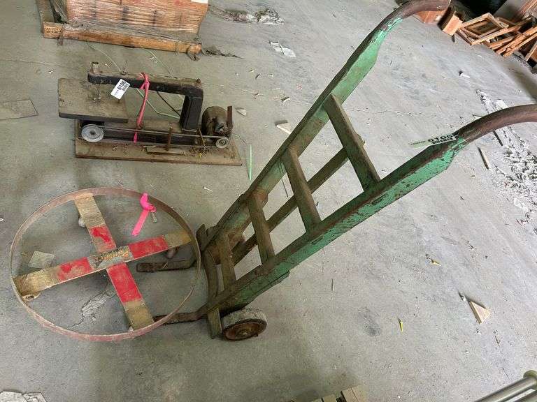 Antique Hand Truck and Barrel Dolly