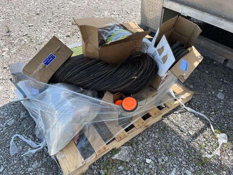 Unused Snow Shovels, Skeet Pigeons, 3/4” Fuel Transfer Hose, Electrical Fence Connectors, & Growing 