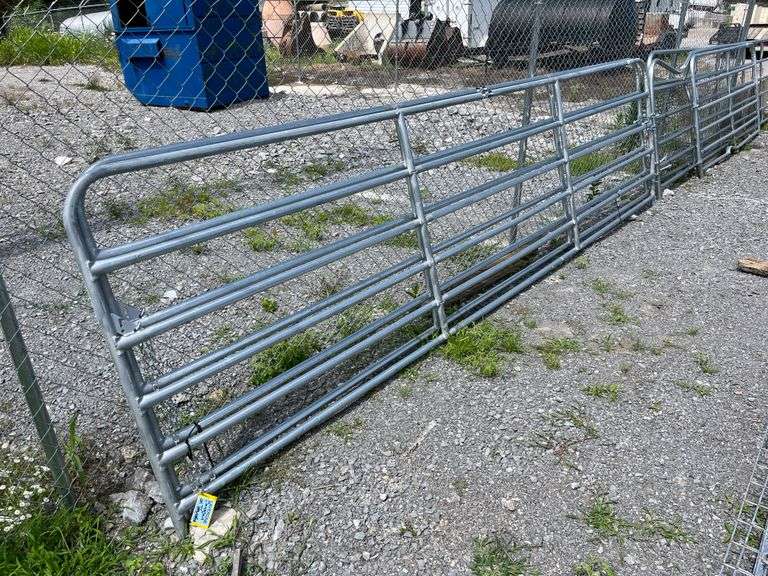 (2) NEW RANGE 16’x4’x1” Pole Gates