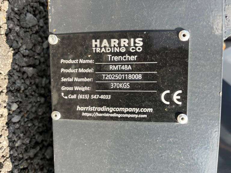 Unused  HTC  RMT48A  Trencher  Attachment