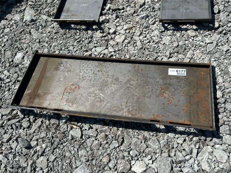 New Solid Full Weldable Quick Attach Blank Mount Plate Attachment