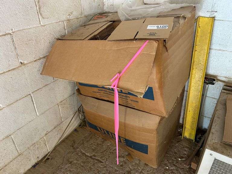 (2) Cases Uline 6x6x6 Carboard Shipping Boxes