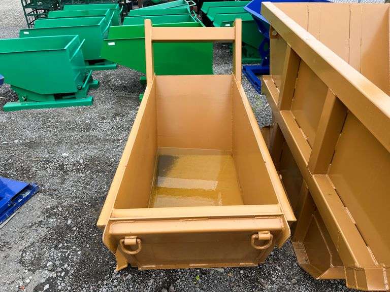 (NEW) 1CY Gravel Box Skid Steer Attachment