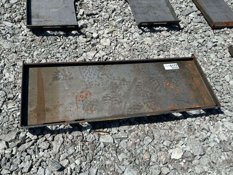 New Solid Full Weldable Quick Attach Blank Mount Plate Attachment