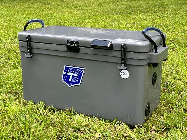 NEW ICEY-TEK 70 Qt. Grey Cooler