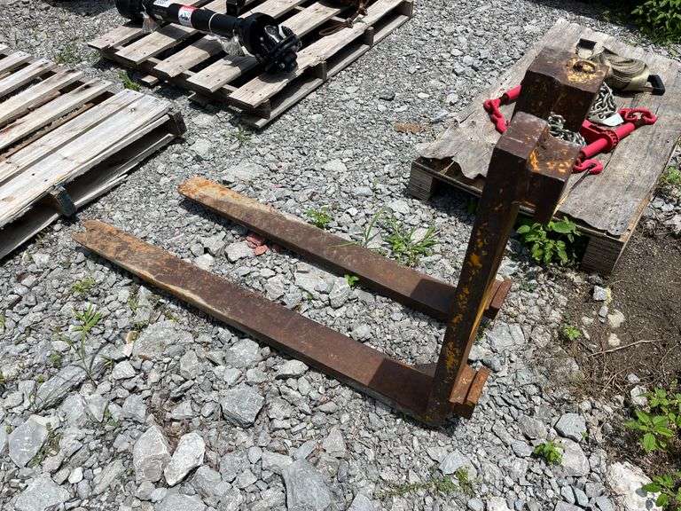 Misc. Pallet Forks (1) 46”, (1) 38”