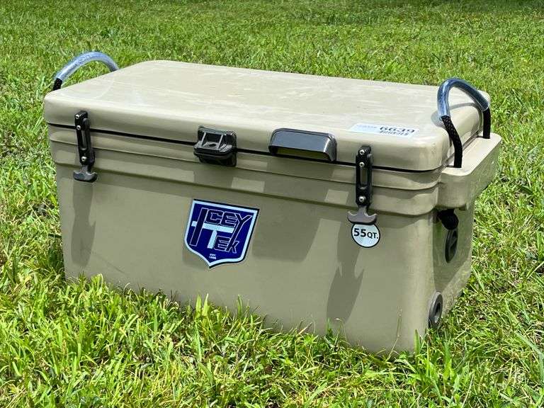 NEW ICEY-TEK 55 Qt. Tan Cooler