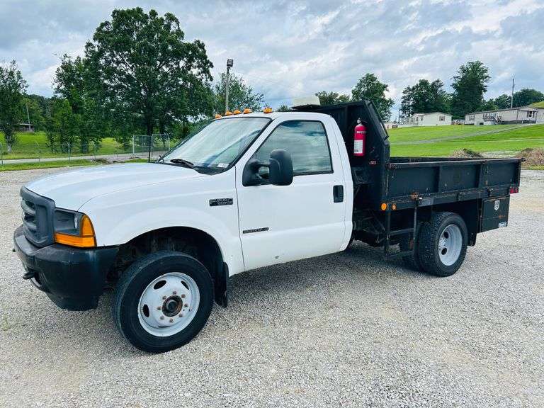 2001  FORD  F-550 XL SD  S/A  Flatbed Truck
