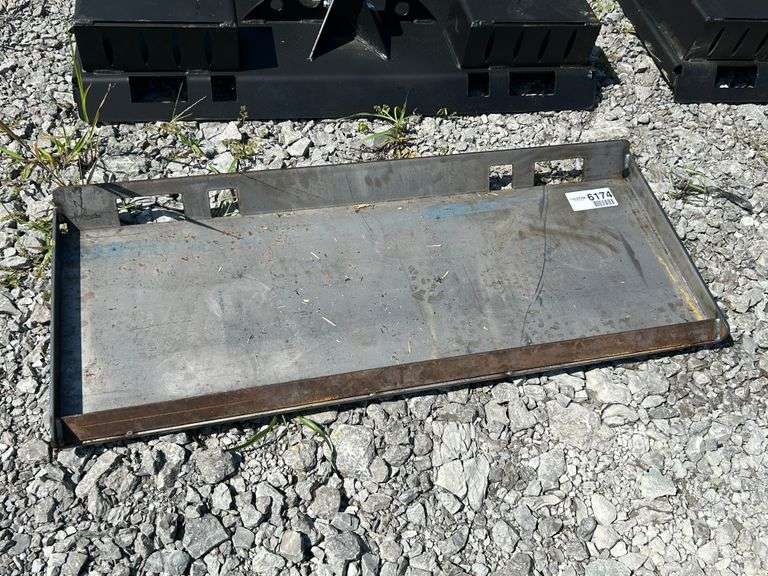 New Solid Full Weldable Quick Attach Blank Mount Plate Attachment