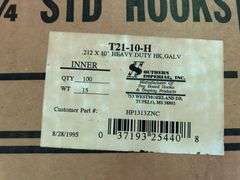 9 Boxes of New 1/4 Standard Pegboard Hooks
