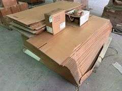 Lot of new Cardboard Shipping Boxes and Sealing Tape