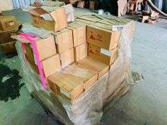 Pallet of new poly shipping bags