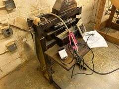 Shop Built Wood Burning Press with Chromalox Temp Controller