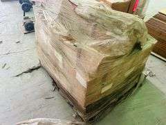 Pallet of new poly shipping bags