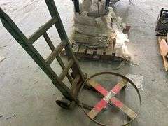Antique Hand Truck and Barrel Dolly