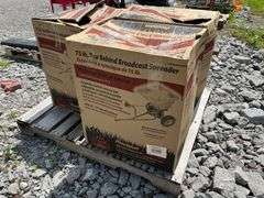 (3) NEW PRECISION 75lb. Tow Behing Broadcast Spreaders
