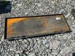 New Solid Full Weldable Quick Attach Blank Mount Plate Attachment