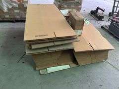 Lot of new Cardboard Shipping Boxes and Sealing Tape
