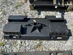 New Heavy Duty Do-All Receiver Hitch Skid Steer Mount Plate Attachment