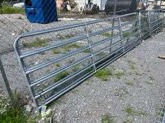 (2) NEW RANGE 16’x4’x1” Pole Gates