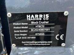 New  HTC  HTBC72  Block Crusher Bucket  Attachment