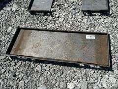 New Solid Full Weldable Quick Attach Blank Mount Plate Attachment