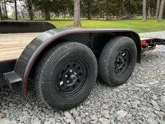 2024 Kioti CX2510 Farm Tractor Package WITH Attachments and 2024 Direct T/A Tag Trailer