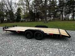 2024 Kioti CX2510 Farm Tractor Package WITH Attachments and 2024 Direct T/A Tag Trailer
