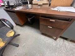 Lot of Filing Cabinets and Office Desks