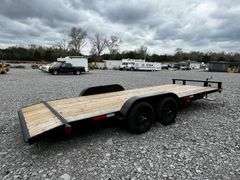 2024 Kioti CX2510 Farm Tractor Package WITH Attachments and 2024 Direct T/A Tag Trailer