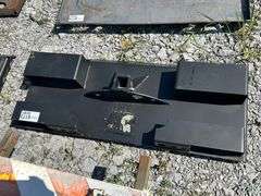 New Heavy Duty Do-All Receiver Hitch Skid Steer Mount Plate Attachment