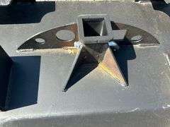 New Heavy Duty Do-All Receiver Hitch Skid Steer Mount Plate Attachment