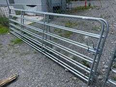 (2) NEW RANGE 16’x4’x1” Pole Gates