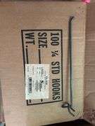 9 Boxes of New 1/4 Standard Pegboard Hooks