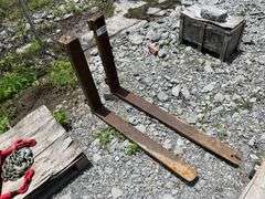 Misc. Pallet Forks (1) 46”, (1) 38”