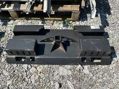 New Heavy Duty Do-All Receiver Hitch Skid Steer Mount Plate Attachment