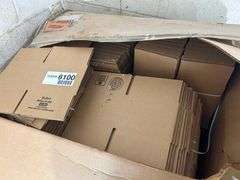 (2) Cases Uline 6x6x6 Carboard Shipping Boxes